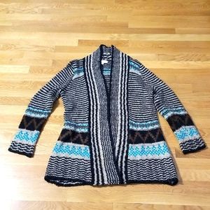 Pink Republic Multi Color Women's Cardigan Sweater L